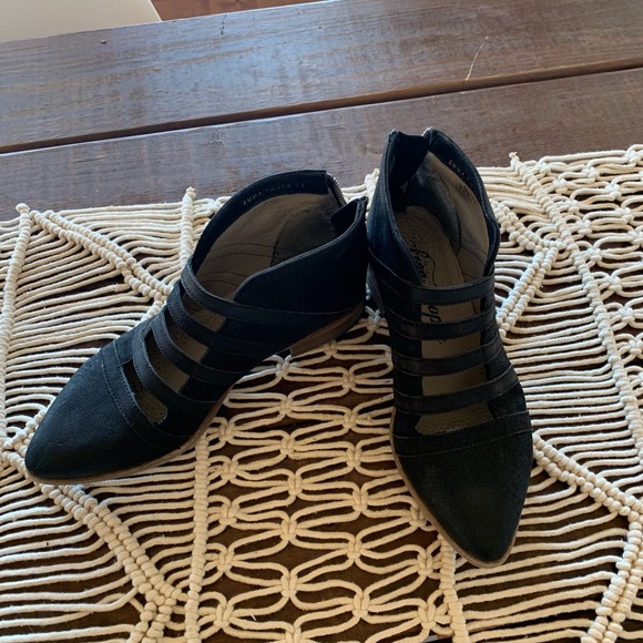 Free People Cut Out Swept Away Bootie - Picture 2 of 3